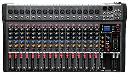 Mixeur Audio Professionnel Enregistrement sur scène sur Ordinateur Carte Son USB Bluetooth DJ Modèle CT-60 CT-80 CT-120 CT-160 6 8 12 16 canaux
