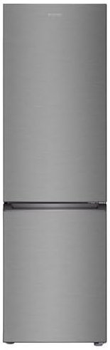 INFINITON Frigorifico Combi FGC-A185I, 255 Litros, 180 cm de Altura, Defrost, Led Interior, Regulación en Altura, Puerta reversible, Ancho Especial de 55 cm, E, Inox