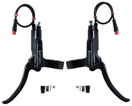 Lerpwige Fuente de alimentación eléctrica Freno de disco hidráulico de repuesto Palanca de freno hidráulico para bicicletas eléctricas Palanca de freno fácil de usar