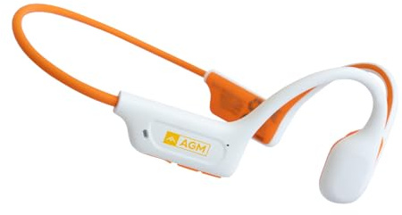 AGM Motion Buds 1 Casque Conduction Osseuse Bluetooth 5.4, Lecteur MP3 Étanche IP68, 15H Autonomie, 19G Léger, USB-C, Bandeau Adapté Au Sport