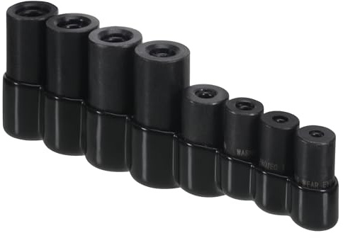 8 Pcs Thread Tap Socket Set 1/4 & 3/8 Drive Tap Socket Wrench Screw Taps Sockets Adapter Holders for Automotive Home Repairs Threading Tasks,Locking Wheel Nut Removal Tool