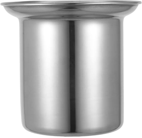 Cabilock Porta Scopino WC in Acciaio Inossidabile Supporto da Muro con Contenitore Rinforzato Antigoccia Organizzatore Compatto per Accessori Bagno