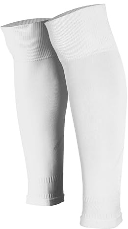 Calzino Tubolare Calcio, TUBEXPro, Bianco, Misura Unica, GEARXPro Sports