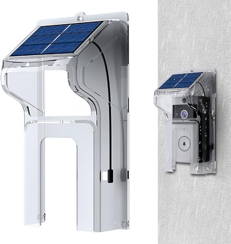 Cubierta Protectora Para Timbre - PC Resistente A La Lluvia, Protección De Dispositivos Al Aire Libre, Hogar, Hotel, Aula, Apartamento, Montaje En Pared | Solución Práctica Para Timbre De Seguridad Ex