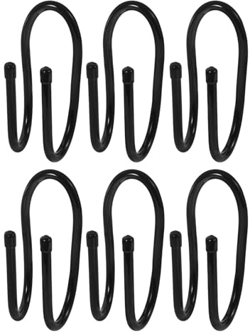 Gadpiparty Chain Link Fence Hooks 6Pcs Multi-Function Heavy Duty Hooks for Outdoor Pool Equipment and Garden Tool Storage – Compact Design for Neat Organization