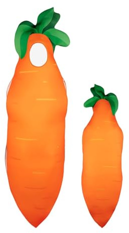 Generico Costume da Cibo Divertente - Da Travestimento A Forma Di Carota,Vestiti Cosplay - Per Spettacoli Teatrali, Feste, Attività di Cosplay, Eventi e Raduni Scolastici