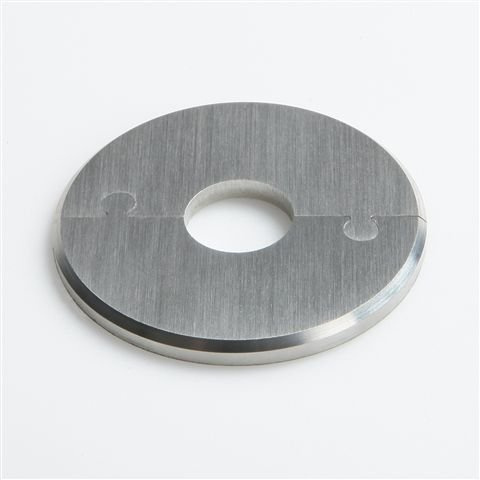 FUX 1 Stück Einzel Heizungsrohr Rosette - Edelstahl massiv - verschiedene | Zur nachträglichen Montage geeignet - mit einfacher, Innendurchmesser = 18mm; Außendurchmesser = 55mm; Höhe = 4mm