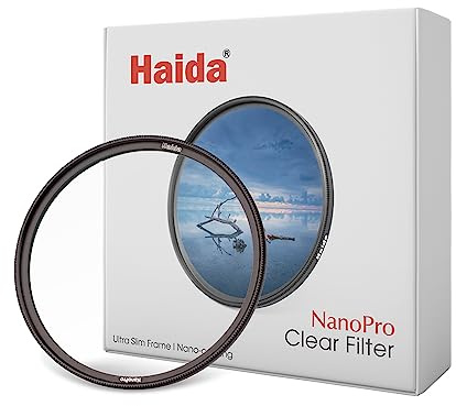Haida NanoPro Filtre de protection transparent multicouche résistant aux UV, étanche et résistant aux rayures (95 mm)