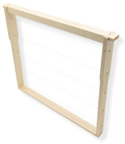 Imkado 20x DNM 1,5 (Deutsch Normal Maß 1,5) Rähmchen, Hoffmann Seitenteile, modifizierter Oberträger - aus Lindenholz, montiert, mit Edelstahldraht gedrahtet