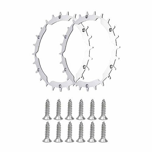 2 stücke Edelstahl Spikes Mähen Roboter Traktion Rad Slip Nägel für BOSCH Für Gardena Sileno Rasenmäher Indego Stadt Teile