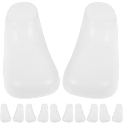 SOLUSTRE 6 Pares De Pies De Bebé De Plástico Escaparate Árboles De Zapatos Botines De Bebé Pies De Maniquí Soportes Para Zapatos De Niño Soporte De Forma De Zapato Para Modelar Zapatos