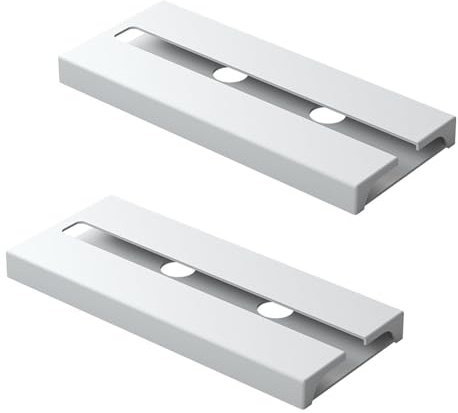 Oiieco 2er Set Weinglashalter Hängend, Selbstklebend Kein Bohren Gläserhalter Unter Schrank, Platzsparend & Sicherer Halt für Küche, Bar, Restaurant & Camping, Weiß