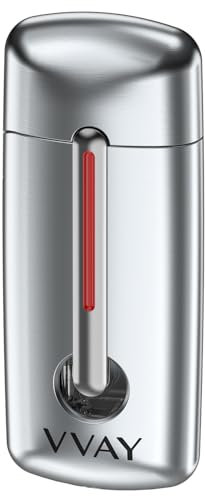 VVAY Mechero Antiviento Gas, Llama Roja - Sin Gas Incluido