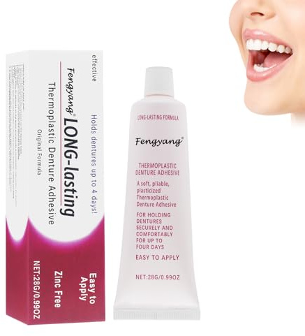 Fengyang® Thermoplastischer Zahnprothesenkleber, Klebstoff Zur Befestigung Von Prothesen, Sicherer Zahnprothesenkleber, Thermoplastic Adhesive for Denture