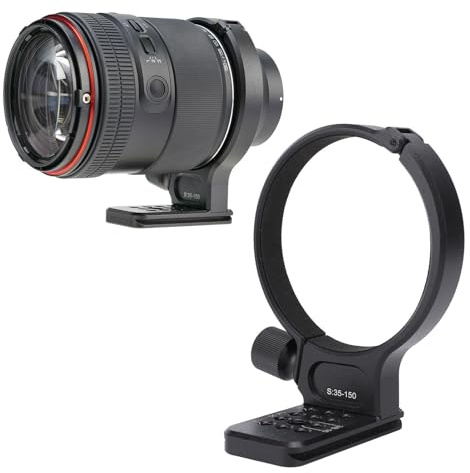 Anneau de Montage pour Trépied pour Objectif SAMYANG AF 35 à 150 Mm, Collier de Montage pour Trépied D'objectif avec Plaque à Dégagement Rapide de 70 Mm, Trou de Vis 1/4 3/8,