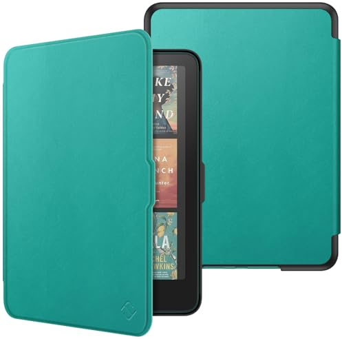 Fintie Hülle für 7 Kindle Paperwhite(12. Generation)/Kindle Colorsoft | Paperwhite Signature Edition 2026, Leichte Case, Magnetverschluss, Auto Sleep/Wake, Jadegrün