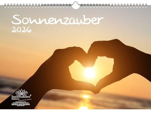 Sonnenzauber DIN A3 Kalender für 2026 Sonne - Seelenzauber