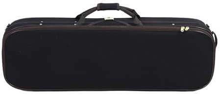 Bonbela Étui Rigide pour Violon 4/4, Boîte de Rangement pour Violon, étui de Protection pour Violon avec Hygromètre intégré, Mousse Haute densité pour Un Transport Facile