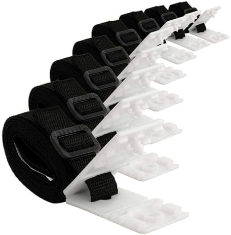 ibasenice Sangles de Serrage pour Volet Solaire Piscine Kit de Fixation pour Enrouleur de Couverture Protection Antidérapante Accessoire de Rangement Étanche