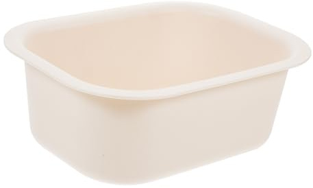 Kleines Wasserbecken aus Pp, Tragbar und Dickwandig für Babys | Beige, Robust und Einfach zu Verwenden, für Waschen Am Wickeltisch, Praktisches Zubehör