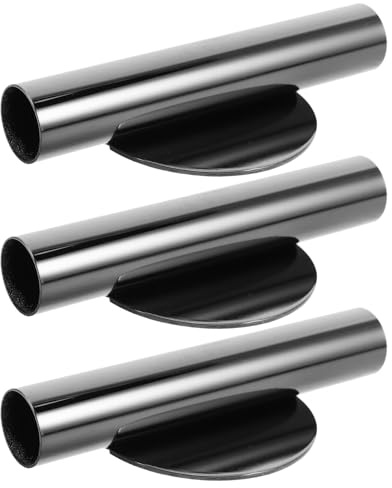 Veemoon 3 Stück Metallene Wandvasen aus Legierung Robuste und Einfach zu Installierende Nordische Deko Vasen für Büro und Wanddekoration in Schwarz