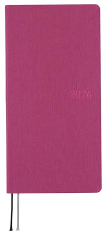 Hobonichi Techo 2026 Spring Weeks – Colors: Peony Purple (Japanese, Tall & Slim, April Start)