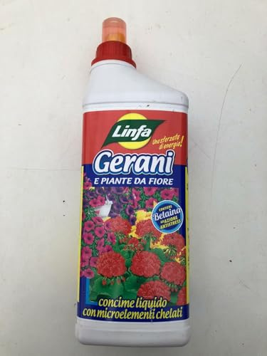 CONCIME LIQUIDO PER GERANI E PIANTE DA FIORE 1 LITRO