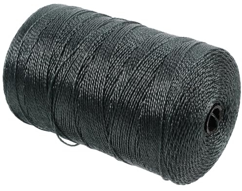 Milisten Cuerda Multiusos de Nylon Trenzada para Reparación de Redes de Pesca y Atado, Ultra Delgada y Resistente para Entelado de Cometas y Pesca