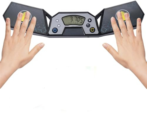 Temporizador de cubos de velocidad, control táctil, máquina profesional con pantalla, temporizador de cálculo automático para competición, para cumpleaños educativo, Navidad