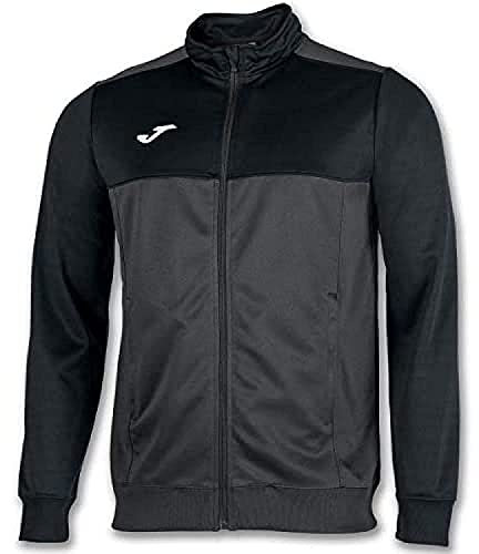 Joma Winner Sudadera, Hombre, Antracita/Negro, M