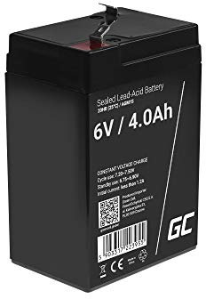 Green Cell Batteria Lead Acid AGM 6V 4Ah Al Piombo Ricaricabile Ciclica Pila batteria Ermetica Batterie di ricambio per Sistemi di sicurezza Giocattoli Impianto di allarme