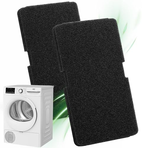NAMAI - Set di 2 Filtro Asciugatrice Beko, Filtro in Spugna Resistente, Ricambio 100% Compatibile, Filtri Asciugatrice Beko, Facile da Installare (2 Filtri)