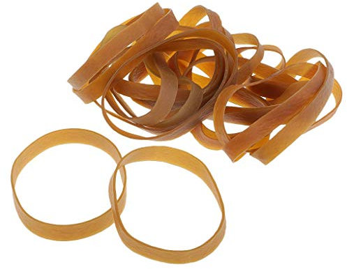 Tenlacum FPV Plane Wings 250mm (9.84) Yellow Rubber Bands Width 10mm (0.39) 20Pcs