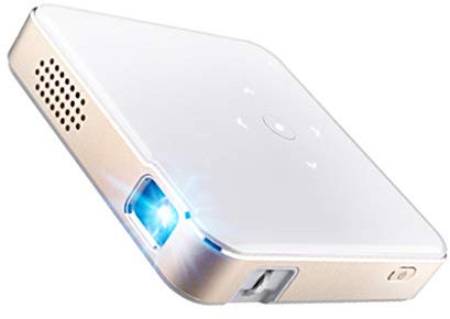 LIUXIUER Proyector Mini Proyector Portátil HD Mini LED Micro Móvil con Pantalla DLP Proyector Portátil para Cine En Casa Juegos De Entretenimiento Fiestas Al Aire Libre,A