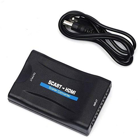 Multibao 1080P SCART To HDMI Video Audio Upscale Converter Adapter HD TV DVD SkyBox, STB, VHS, Blu-ray, PS3