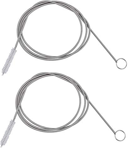 Long Pipe Cleaner Flexible Tube Cleaning Brush Snake Drain Clog Remover Drain Brush Aquarium Water Filter Pipe Air Tube Hose Cleaning Brush Sink Fridge Skinny Pipe Dredging Tool 155CM