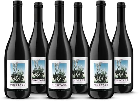 by Amazon South African Pinotage, Red Wine, 75cl, Case of 6