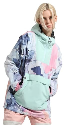BSASB Men Ski Jackets Snowboard Coats Women Waterproof Pullover Jacket Winter Sports Windproof Warm
