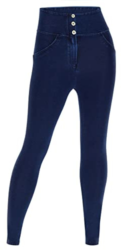 FREDDY - Jeggings Push Up WR.up® Curvy Superskinny Vita Alta, Denim Scuro, Extra Small