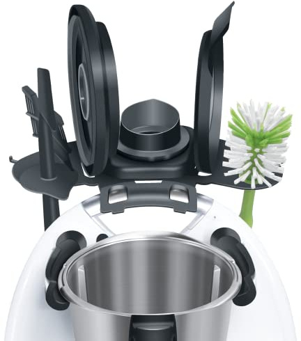 Veranstalter Halter für Thermomix TM6 Zubehör - für Platzierung von Deckel/Spatel/Rührstäbchen/Reinigungsbürste usw. TM6 Zubehör, Multifunktionaler Ständer