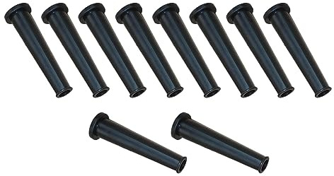 Oshhni 10 protezioni per filo di gomma, protezione antistrappo, protezione per utensili elettrici per smerigliatrice angolare, protezione per cavo portatile, 78mmx10mm