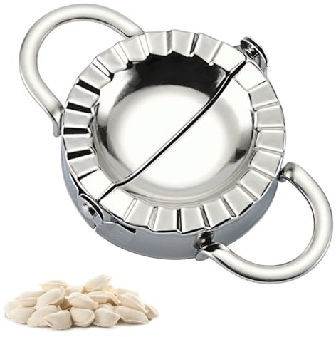 Dumpling Maker 3.7 Inch Stainless Steel Dumpling Machine Pastry Press Gyoza Maker Mould Ravioli Mold for Home Kitchen