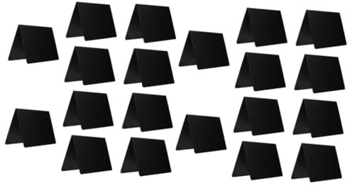 EXCEART Holzanhänger 20 Stk Etikett pflanzenschilder heiße Biegung Beschilderung Nachrichtentafel kleine Tafel das Schild PVC Mini-Essen