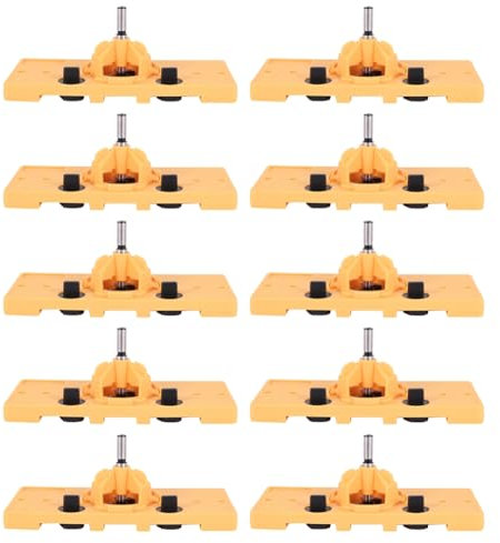 Janasiba 10Ensemble 35 mm Style de Coupe Gabarit D'Alésage de Charnière pour Guide de Perçage de Gabarit pour Outil