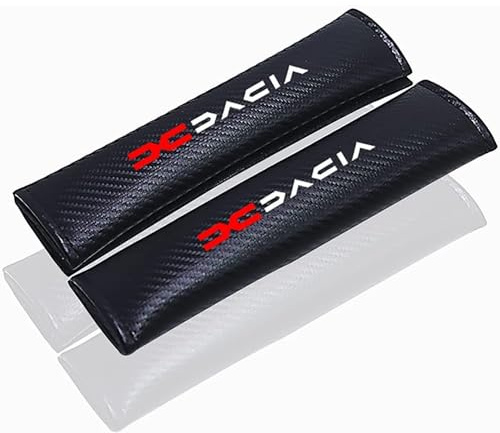 Set de 2 Almohadillas para Cinturón de Seguridad para Dacia, Protector Cinturon Coch Almohadillas para Cinturón de Seguridad de Coche