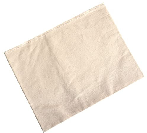 OFFSCH Fermentiertes Baumwoll Canvas Tuch für Brotteig Küchenteigtuch für Backen von Baguette und Gebäck Leicht zu Reinigen für Bäckereien und Haushalte