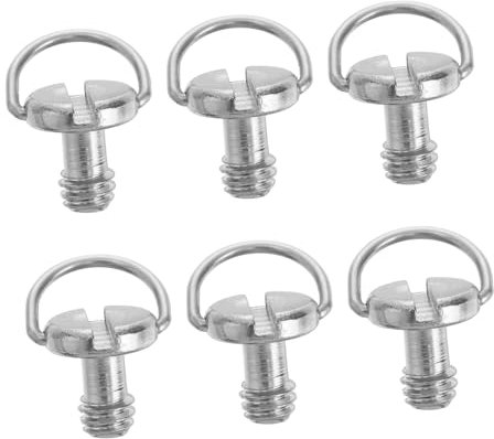 HOMSFOU 6pièces Adaptateurs De Vis D- Pliables Pouce pour Trépieds Et Monopodes Accessoires Universels pour Fixation De Caméra
