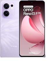 OPPO Reno Reno13 F 5G AI Smartphone, Tripla fotocamera 50+8+2MP, Selfie 32MP, Display 6.67” 120HZ AMOLED FHD+, 5800mAh, RAM 8GB(Esp4GB/6GB/8GB)+ROM 256GB, [Versione Italia], Plume Purple