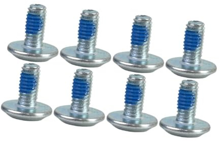 Perfeclan Inline Roller Skate Schrauben Skate Rad Achse Reparatur Kit Tragbare Hochleistungs Skate Radschrauben, 8pcs M6 12