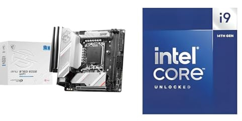 MSI MPG B760I Edge WiFi Mainboard + Intel® Core™ i9-14900K Desktop Processor 24 cores